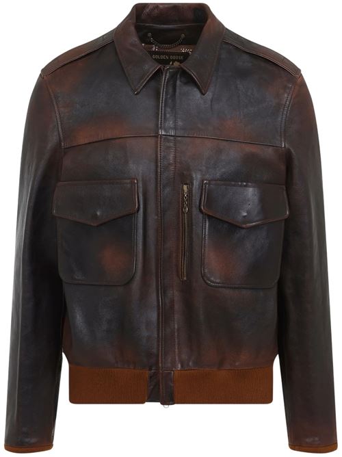 Bomber in pelle GOLDEN GOOSE | GMP02502P00228855381